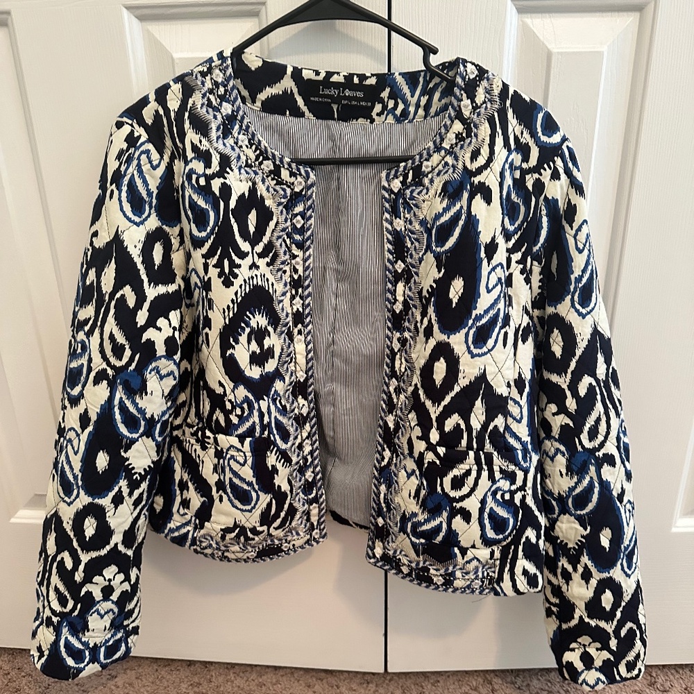 Lucky Leaves Quilted Jacket